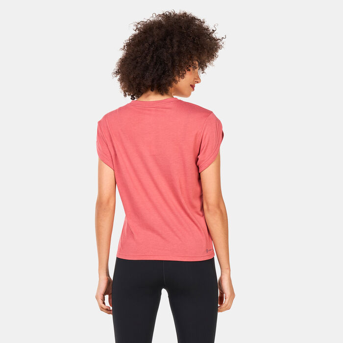 adidas Women's AREOREADY Made For Training T-Shirt Red adidas Women's AREOREADY Made For Training T-Shirt Red image number 1