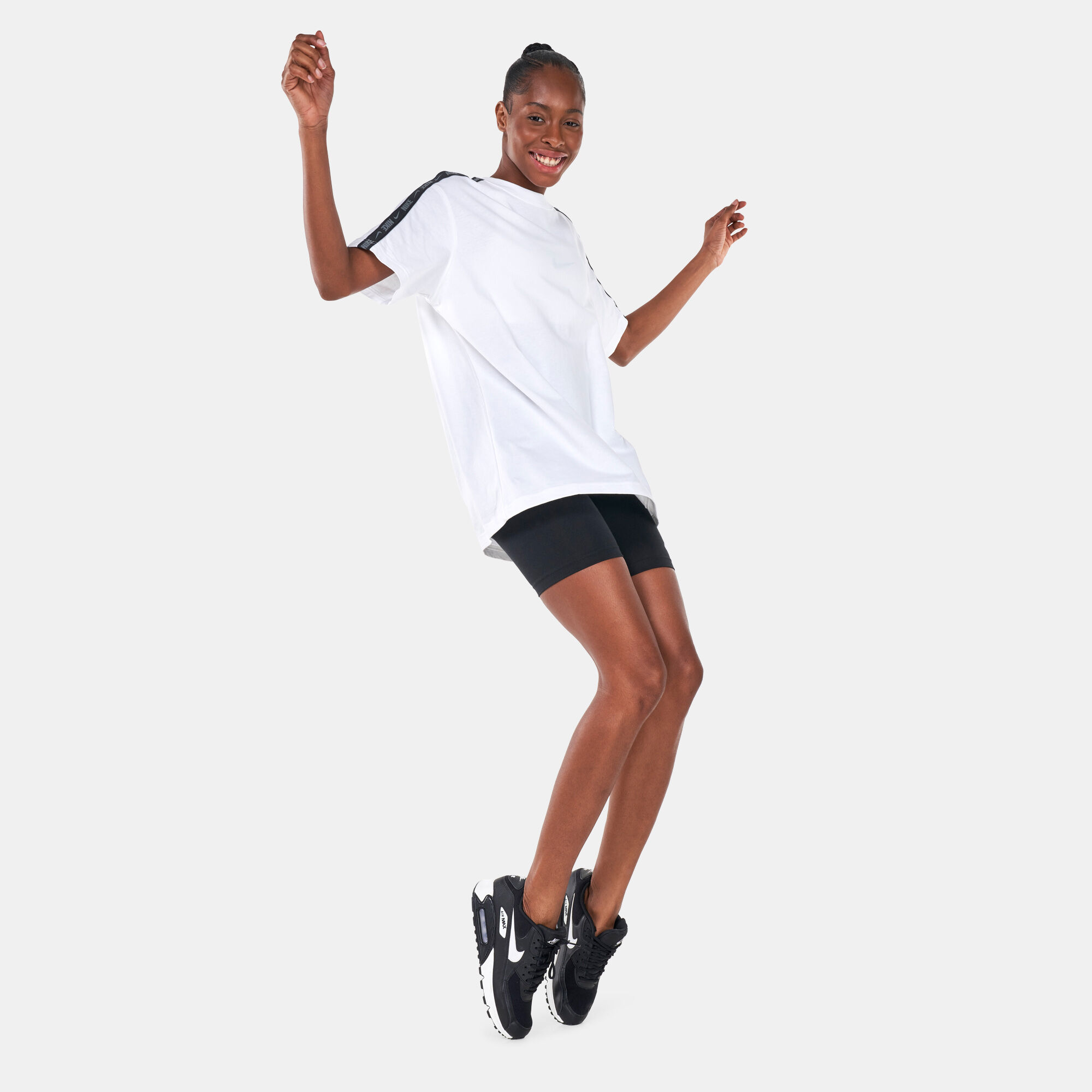 Nike tape boyfriend t shirt store