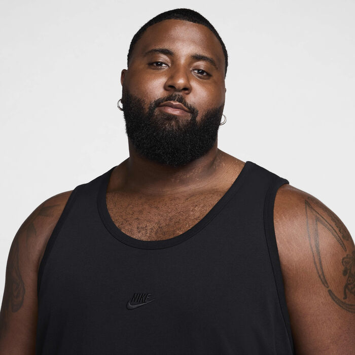 Nike Men's Sportswear Premium Essentials Tank Top Black image number 7