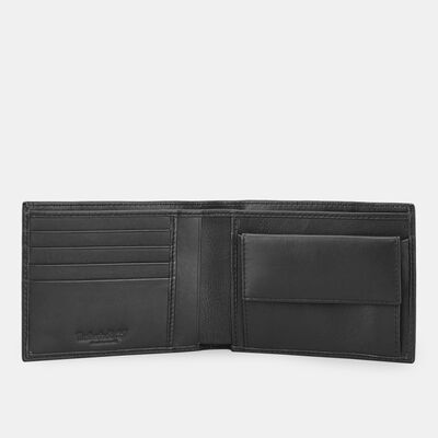 Timberland Men's Trifold Coin Pocket Wallet Black