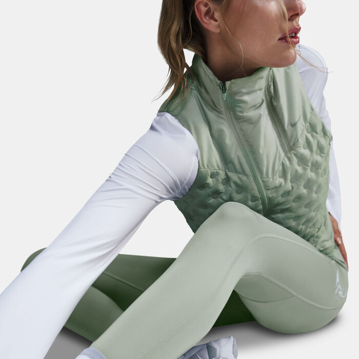 Nike Women's Fast 7/8 Running Leggings Green image number 3