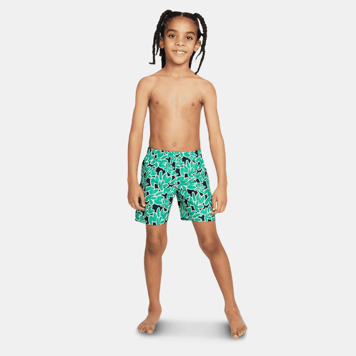 Nike Swim KIds' Swimming Volley Shorts Green image number 2
