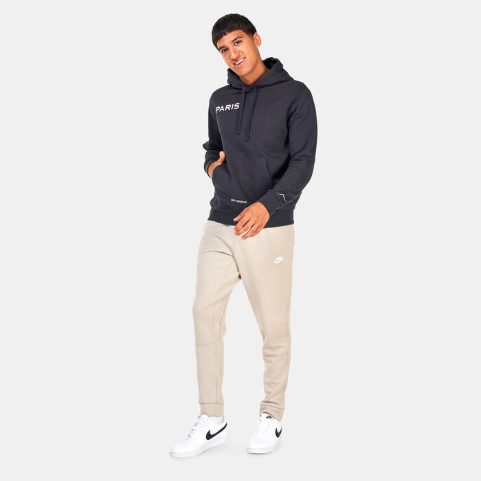 Nike Men's Paris Saint-Germain Club Fleece Pullover Hoodie Blue Nike Men's Paris Saint-Germain Club Fleece Pullover Hoodie Blue image number 2