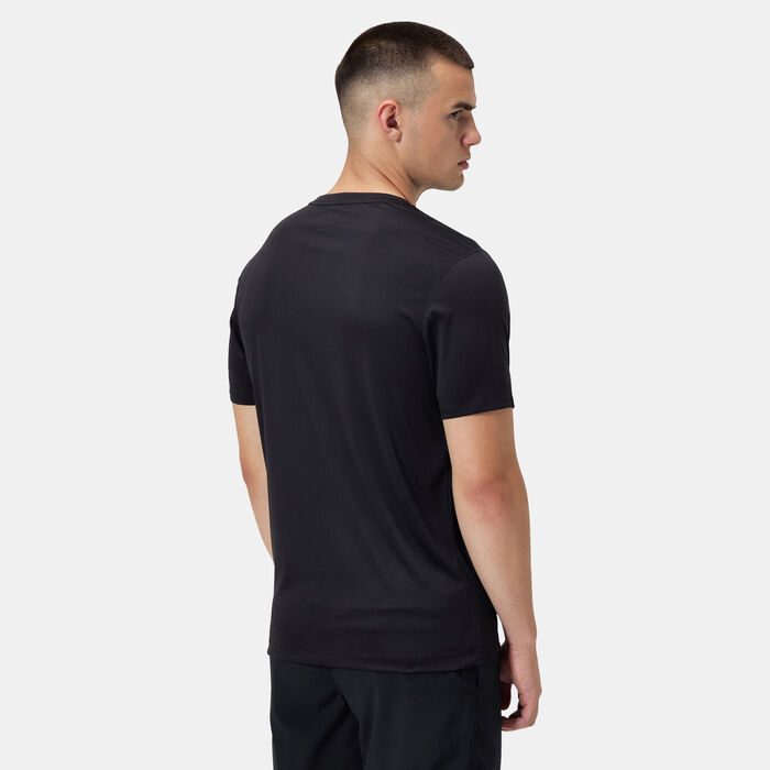 Speedo Men's Graphic Swimming T-Shirt Black Speedo Men's Graphic Swimming T-Shirt Black image number 1