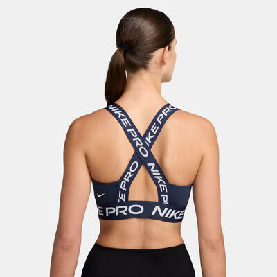 Nike Women's Pro Dri-FIT Light-Support Training Sports Bra Blue