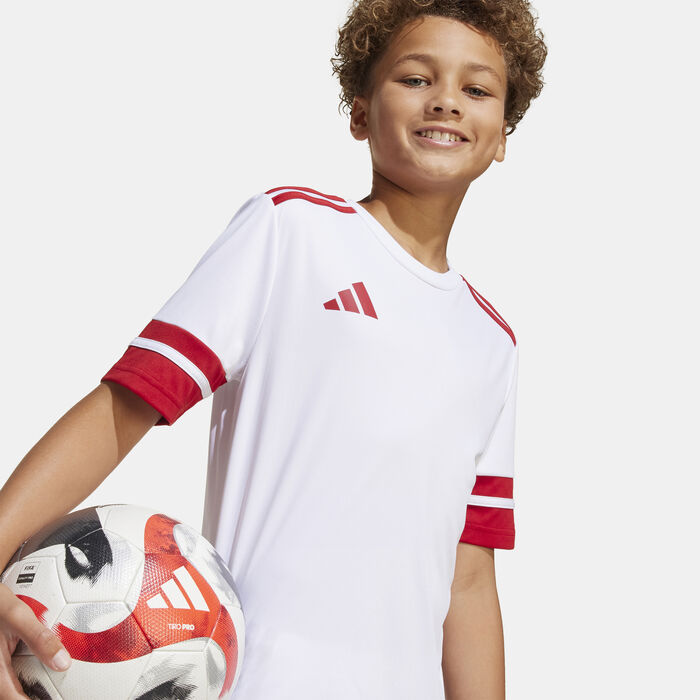 adidas Kids' Squadra 25 Football Top White image number 3