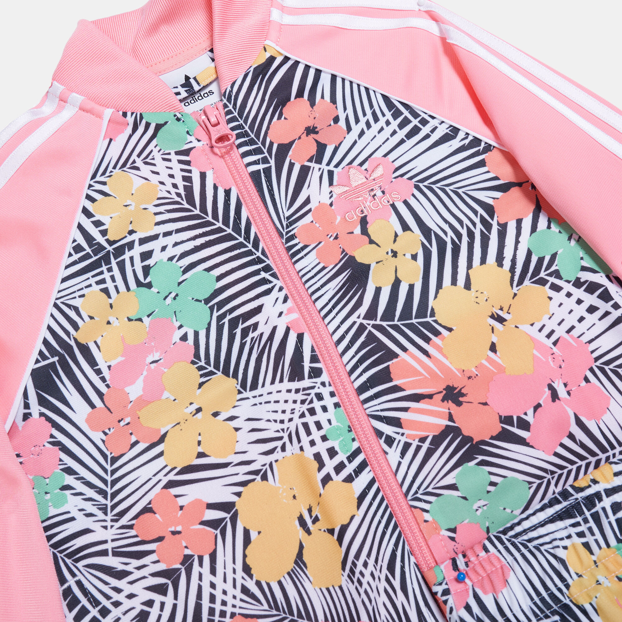 Toddler adidas floral tracksuit deals
