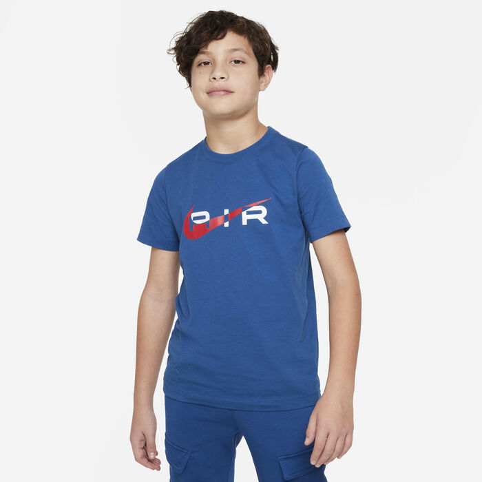 Nike Kids' Air T-Shirt Blue Nike Kids' Air T-Shirt Blue image number 0
