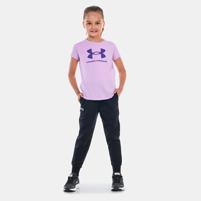 Under Armour Kids' UA Rival Fleece Joggers Black image number 2