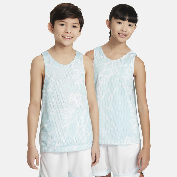 Nike Kids' Culture of Basketball Reversible Jersey Blue image number 4