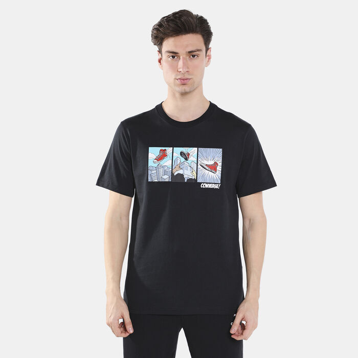 Converse Men's Comic Chuck T-Shirt White Converse Men's Comic Chuck T-Shirt White image number 0