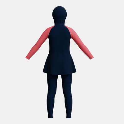 Speedo Kids' Modesty 3-PIece Swimsuit Black