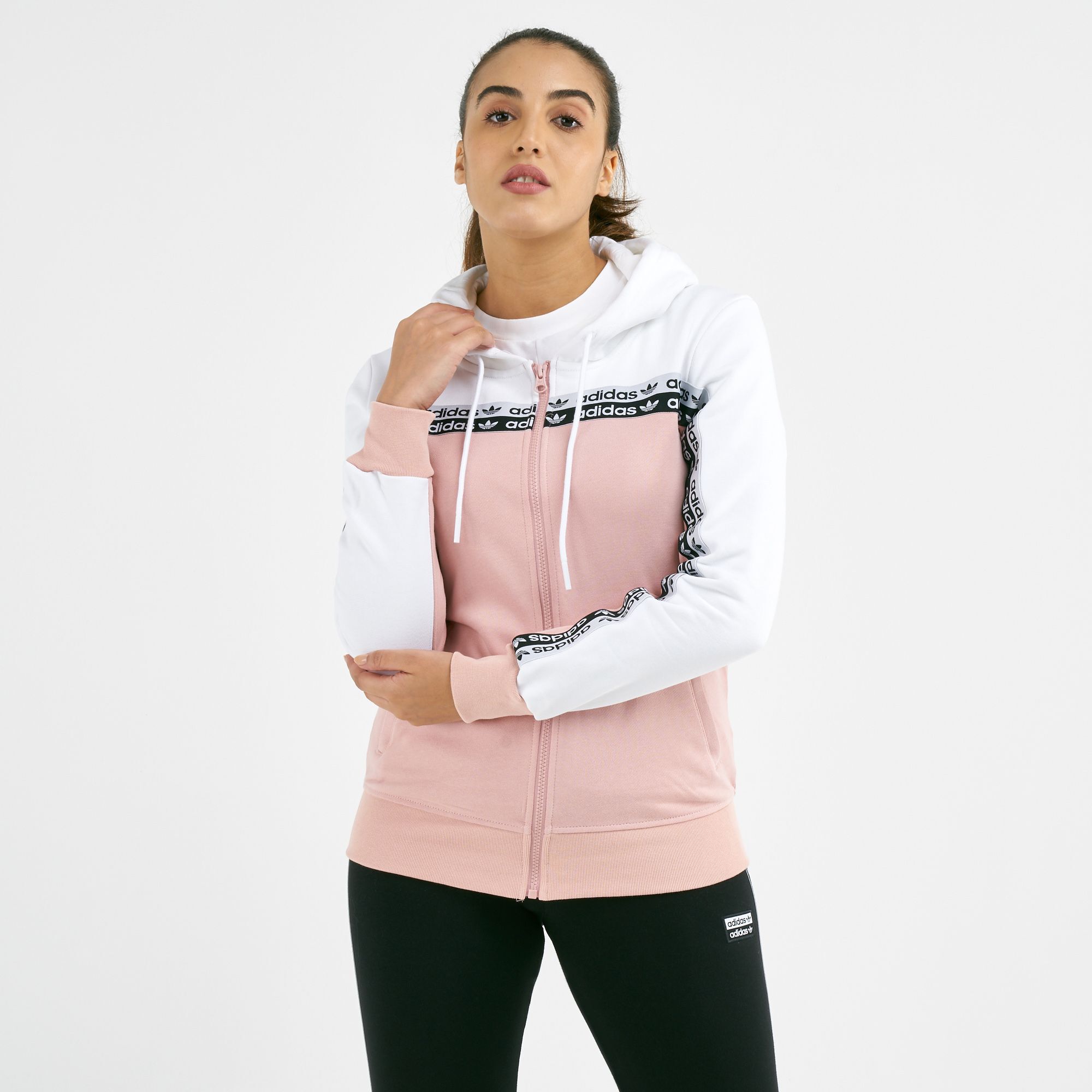 adidas tape track jacket