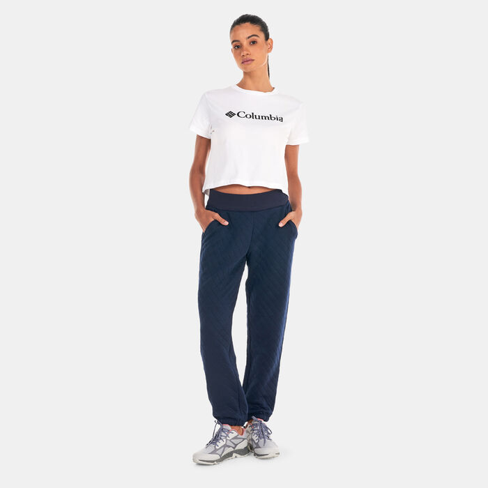 Columbia Women's North Cascades™ Cropped T-Shirt White Columbia Women's North Cascades™ Cropped T-Shirt White image number 2