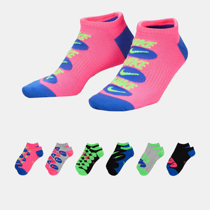 Nike Everyday Lightweight Training No-Show Socks (6 Pairs) Multi-Color Nike Everyday Lightweight Training No-Show Socks (6 Pairs) Multi-Color image number 2