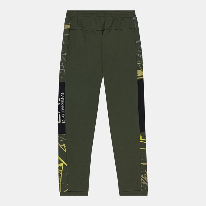 EA7 Emporio Armani Kids' Visibility Sweatpants Green EA7 Emporio Armani Kids' Visibility Sweatpants Green image number 1