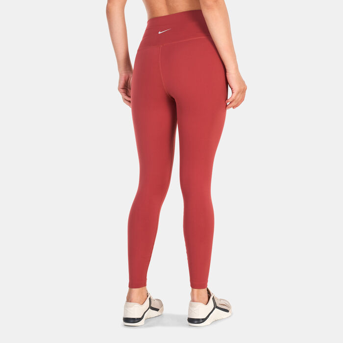 Nike Women's Yoga High-Waisted 7/8 Leggings Brown image number 1