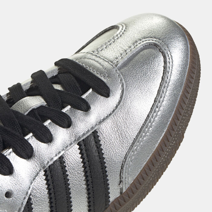 adidas Originals Women's Samba OG Shoes Mettalic adidas Originals Women's Samba OG Shoes Mettalic image number 5