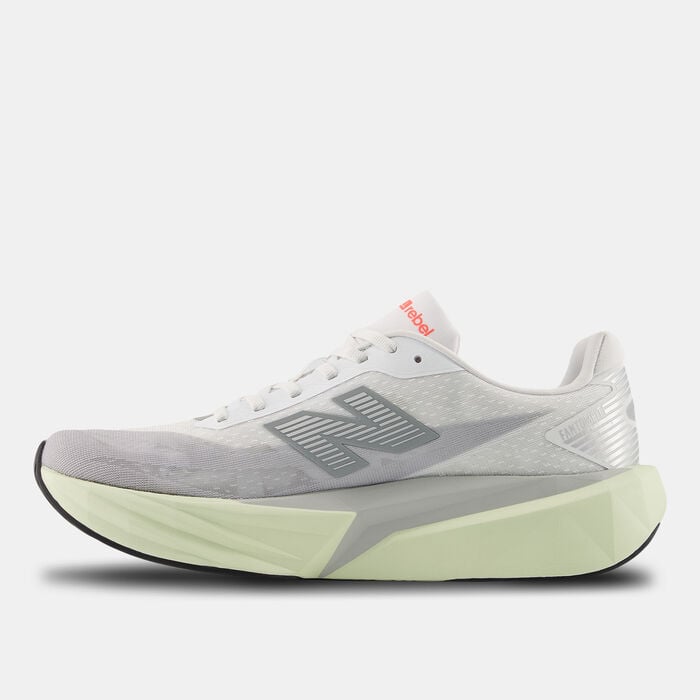 New Balance Men's FuelCell Rebel v5 Shoes Grey New Balance Men's FuelCell Rebel v5 Shoes Grey image number 2