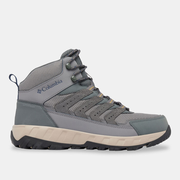 Columbia Men's Strata Trail Mid Waterproof Boots Grey image number 0