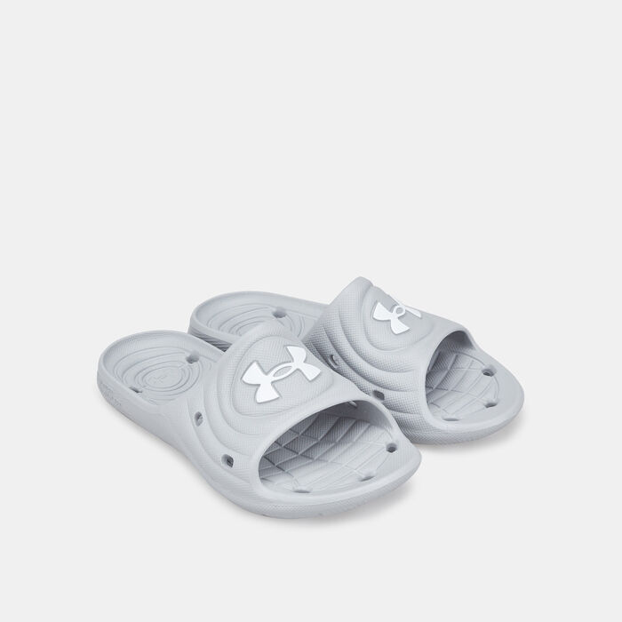 Under Armour Kids' Locker IV Slides Grey image number 0