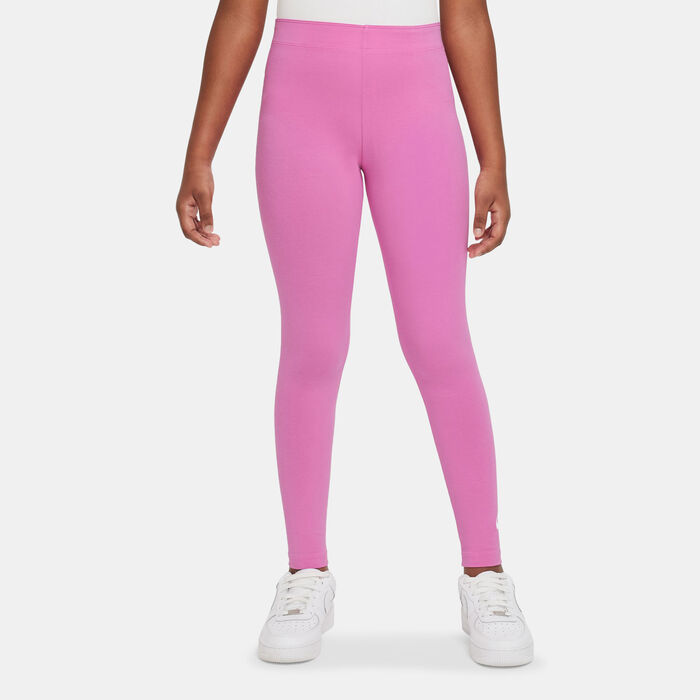 Nike pink swoosh leggings on sale