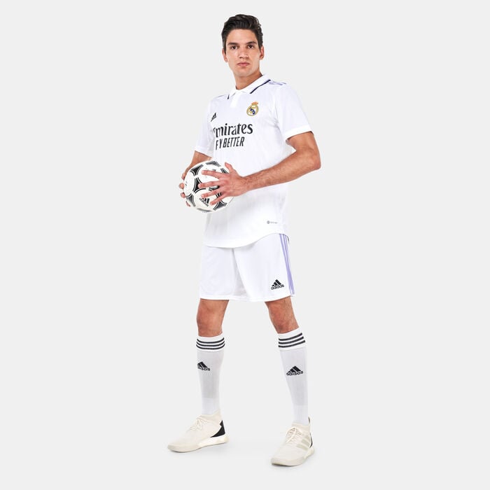 adidas Men's Real Madrid Away Football Shorts White adidas Men's Real Madrid Away Football Shorts White image number 2
