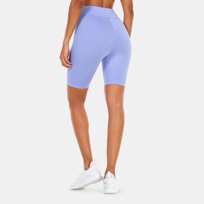 PUMA Women's Classics Bike Shorts Purple PUMA Women's Classics Bike Shorts Purple image number 1