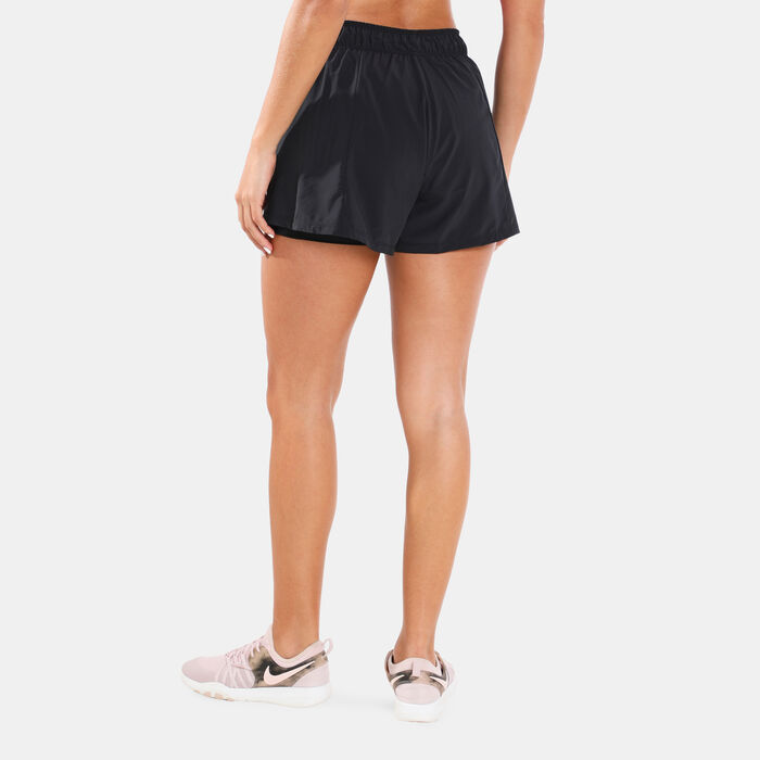 Nike Women's Flex Essential 2-in-1 Training Shorts Black image number 1