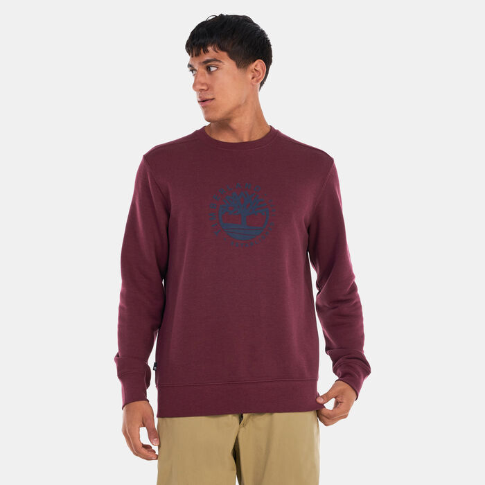 Timberland Men's Refibra™ Technology Crew Sweatshirt Blue Timberland Men's Refibra™ Technology Crew Sweatshirt Blue image number 0