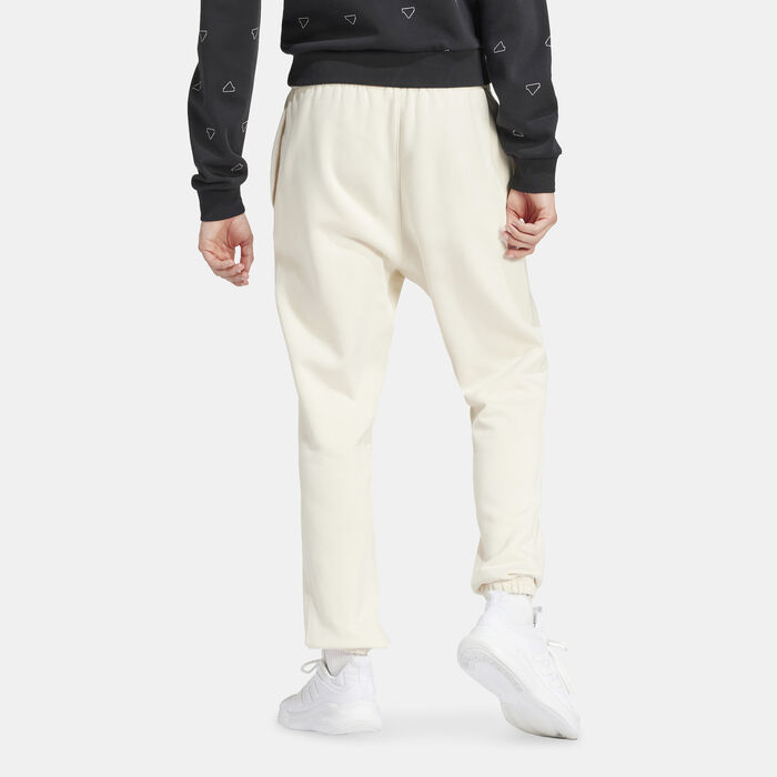 adidas Men's Lounge Fleece Sweatpants Beige adidas Men's Lounge Fleece Sweatpants Beige image number 1