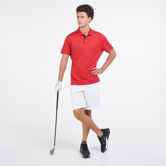 Nike Golf Men's Golf Dri-FIT ADV Tiger Woods Polo Shirt Red Nike Golf Men's Golf Dri-FIT ADV Tiger Woods Polo Shirt Red image number 2