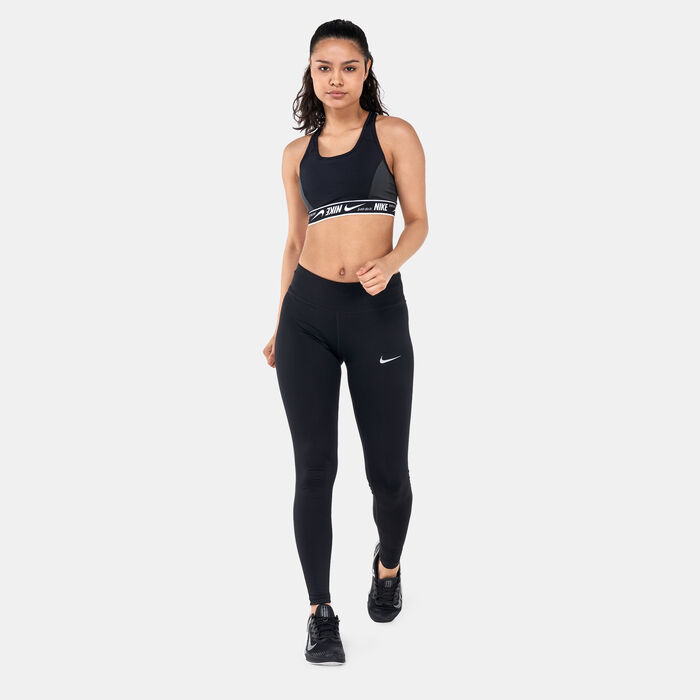 Nike Women's Dri-FIT Swoosh Logo Sports Bra Red Nike Women's Dri-FIT Swoosh Logo Sports Bra Red image number 2