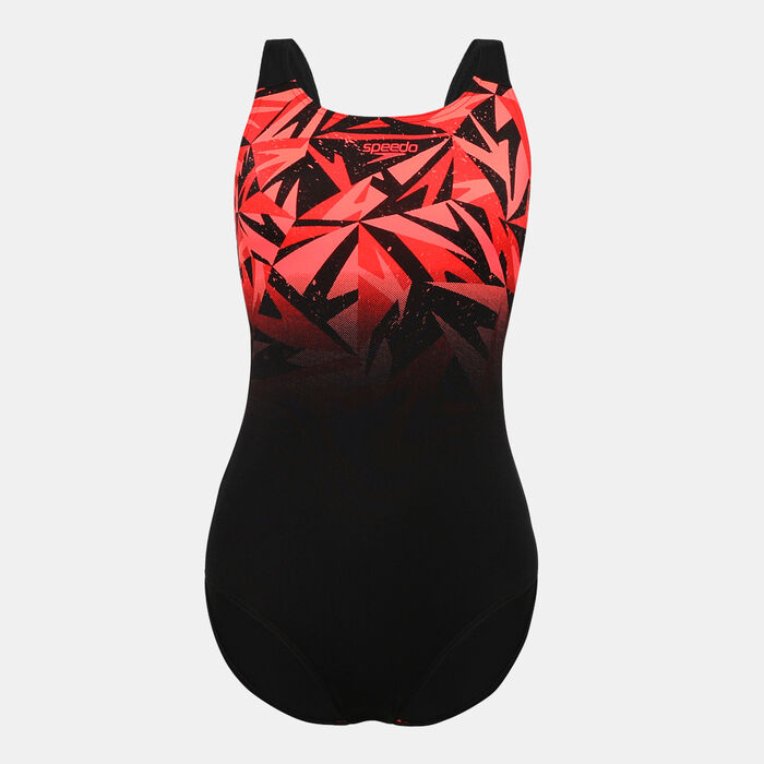 Speedo Women's Hyperboom Placement Muscleback One-Piece Swimsuit Black Speedo Women's Hyperboom Placement Muscleback One-Piece Swimsuit Black image number 0