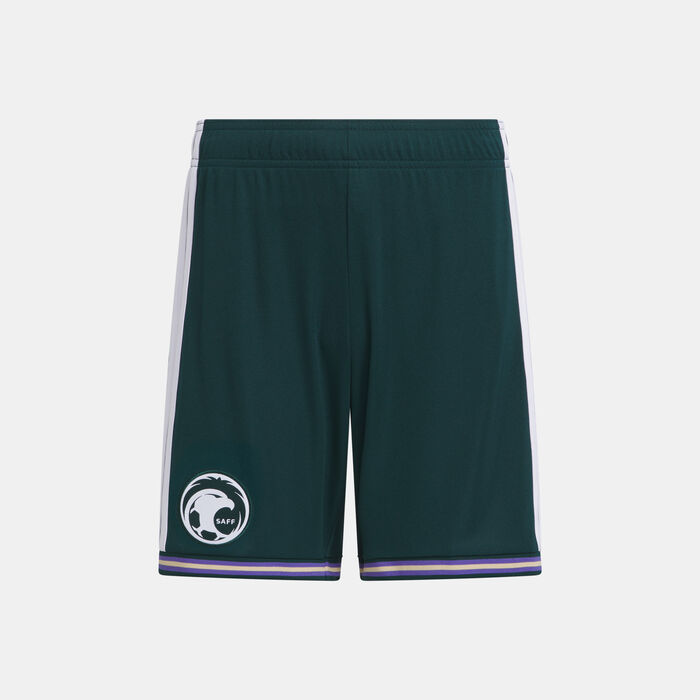 adidas Kids' Saudi Arabia 26 Home Football Shorts Green image number 1