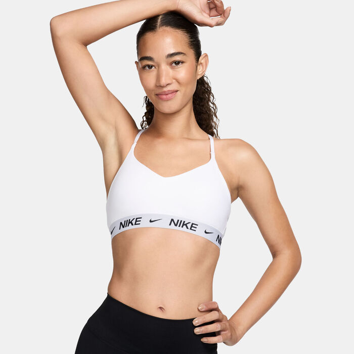 Nike Women's Indy Light-Support Training Sports Bra White Nike Women's Indy Light-Support Training Sports Bra White image number 0