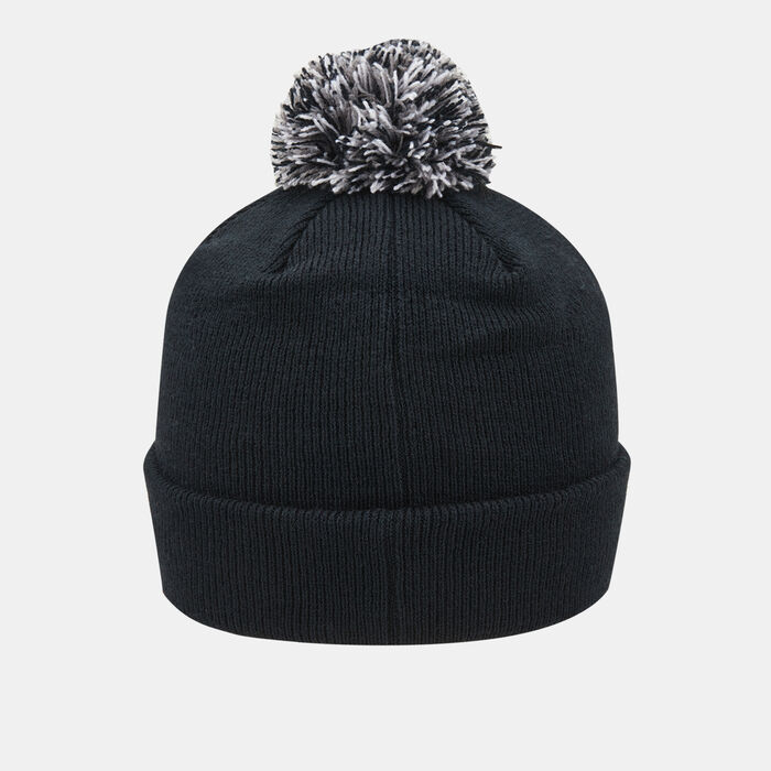 Nike Kids' Pom Beanie Black Nike Kids' Pom Beanie Black image number 1