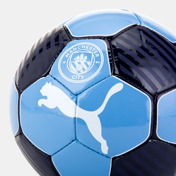 PUMA Manchester City ftblESSENTIALS Mini Football Blue PUMA Manchester City ftblESSENTIALS Mini Football Blue image number 2