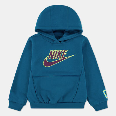 Nike Kids' Sportswear Glow With Me Fleece Hoodie Green Nike Kids' Sportswear Glow With Me Fleece Hoodie Green
