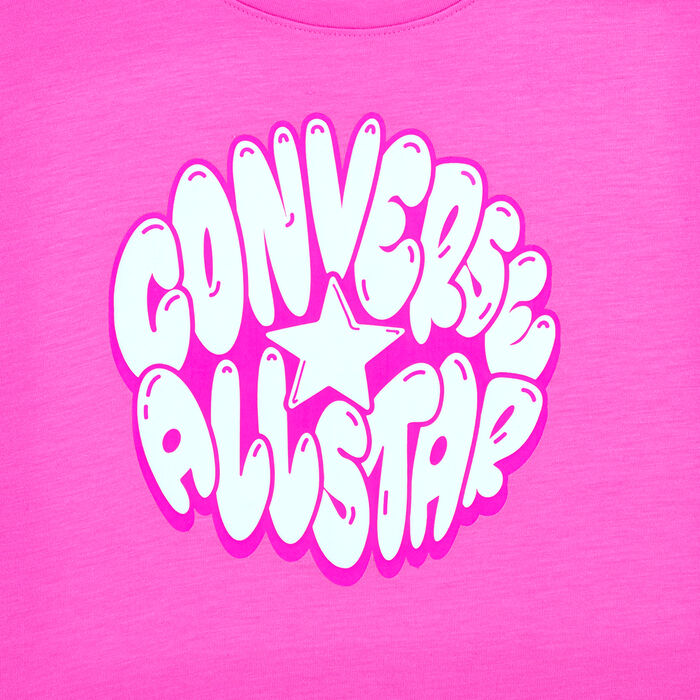 Converse Kids' Bubble Puff Graphic T-Shirt Purple image number 2