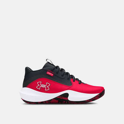 Under Armour Kids' Lockdown 7 Basketball Shoes Red