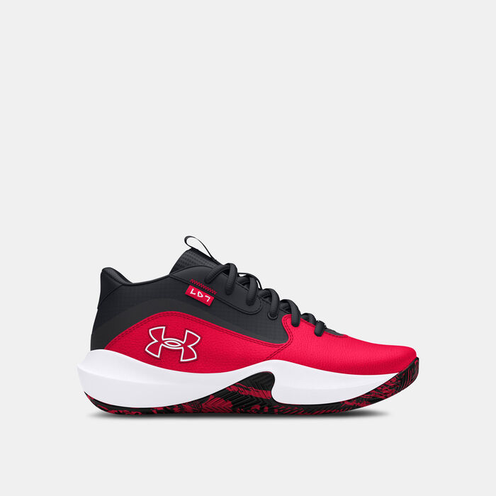 Under Armour Kids' Lockdown 7 Basketball Shoes Red Under Armour Kids' Lockdown 7 Basketball Shoes Red image number 0