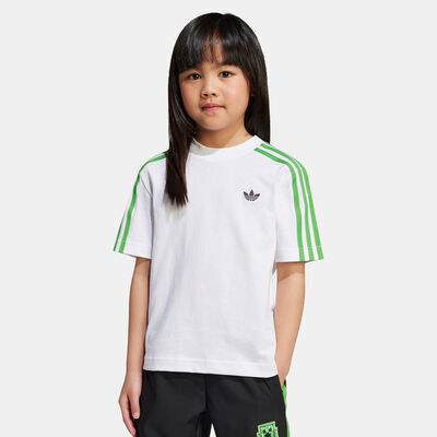 adidas Originals Kids' Minecraft T-Shirt White