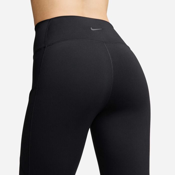 Nike Women's One Dri-FIT 7/8 Training Leggings Black Nike Women's One Dri-FIT 7/8 Training Leggings Black image number 4