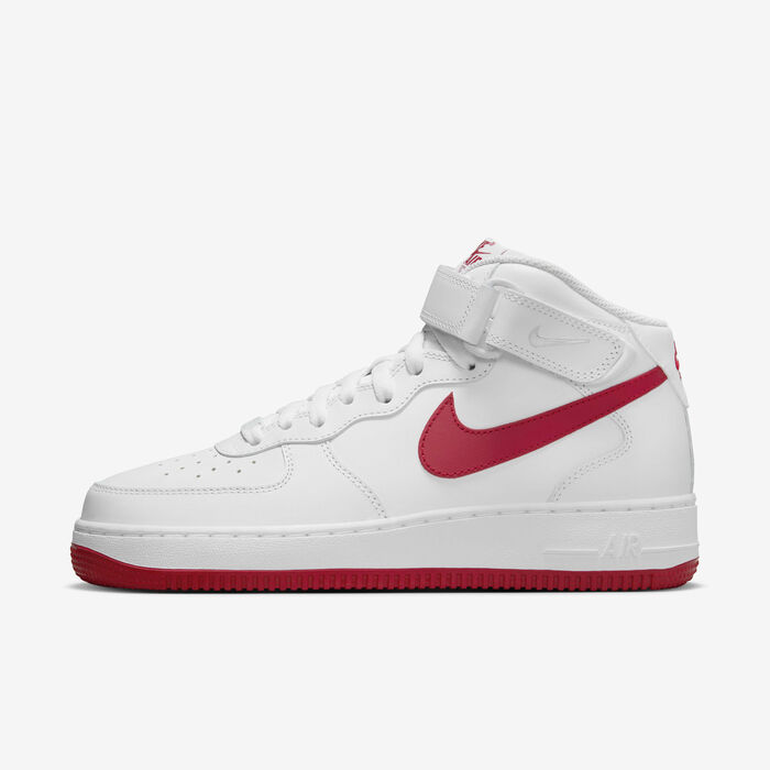 Nike Women's Air Force 1 '07 Mid Shoes White Nike Women's Air Force 1 '07 Mid Shoes White image number 0