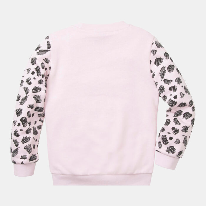 PUMA Kids' Essentials Mates Crew Sweatshirt Pink image number 1