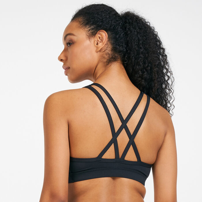 Nike Women's Icon Clash Swoosh Hybrid Sports Bra Red Nike Women's Icon Clash Swoosh Hybrid Sports Bra Red image number 1