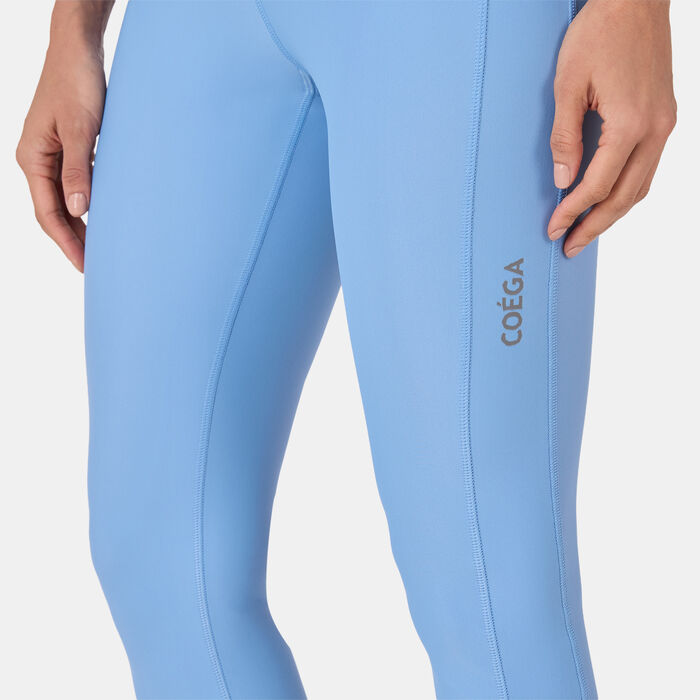 COEGA Women's 3/4 Swimming Leggings Blue COEGA Women's 3/4 Swimming Leggings Blue image number 3