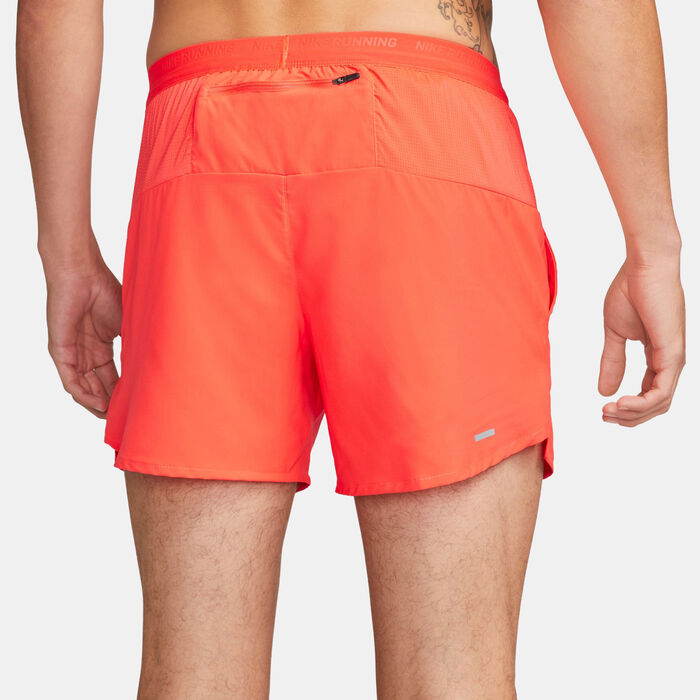 Nike Men's Stride Dri-FIT Running Shorts Red Nike Men's Stride Dri-FIT Running Shorts Red image number 1