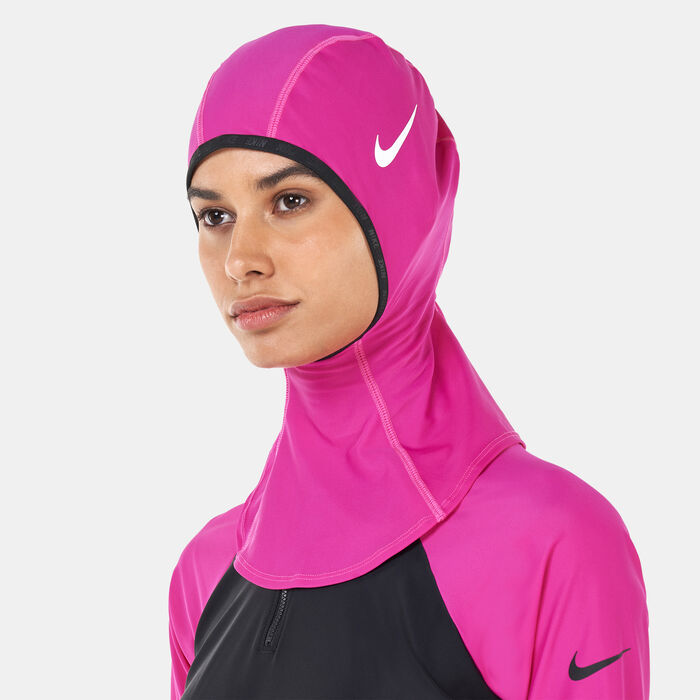 Nike Swim Women's Victory One Swimming Hijab Pink image number 0